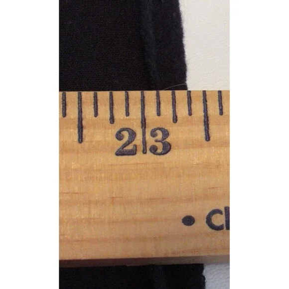 THE ROLLING STONES Womens Black Crop Top Tongue Logo Long Sleeve Size XL NWT - Picture 5 of 8